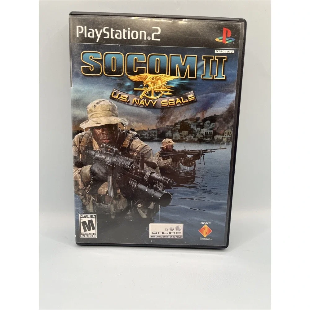 SOCOM II 2 US Navy Seals PS2 PlayStation 2 - Complete CIB